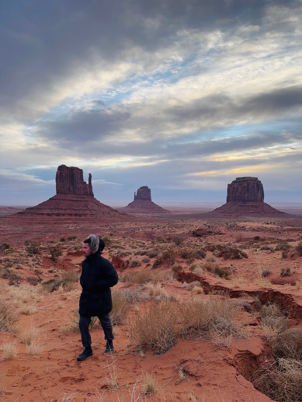 Victor at Monument Valley at sunset